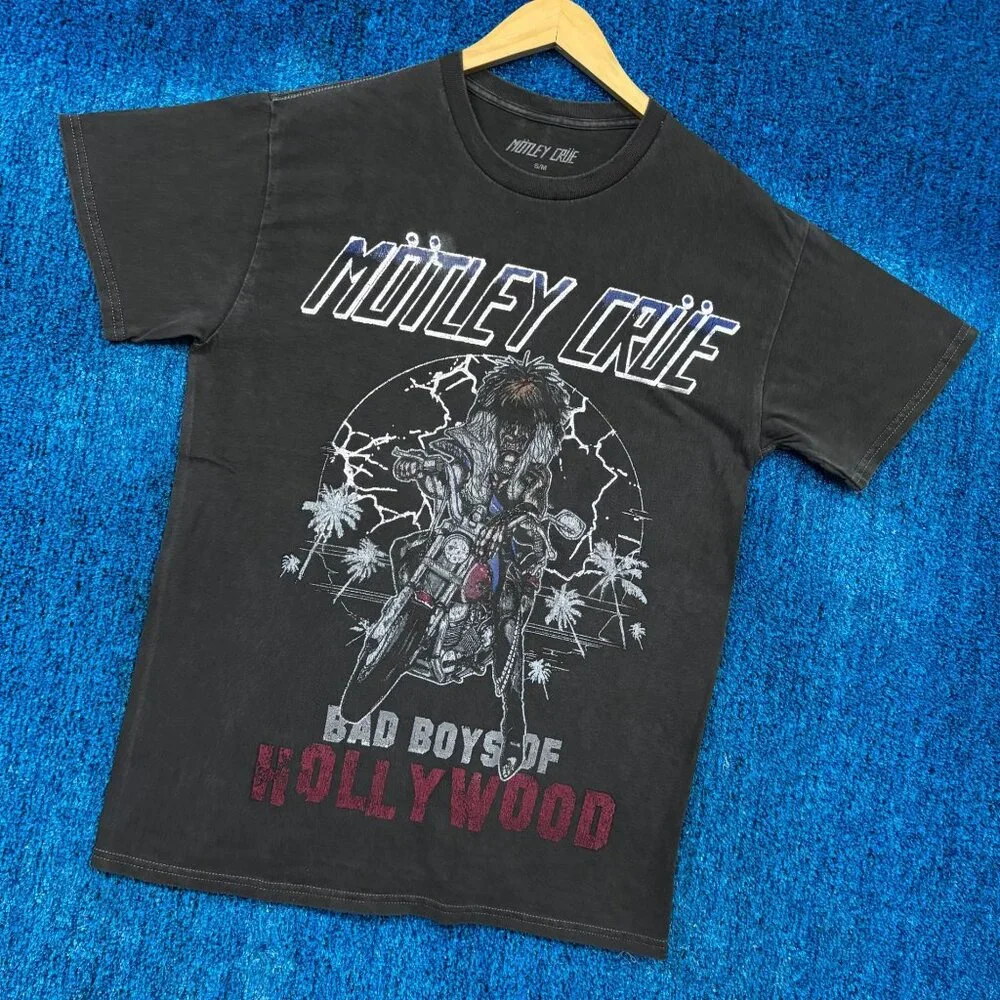 Motley Crue Bad Boys of Hollywood Graphic T-Shirt Size S/M - Picture 3 of 5